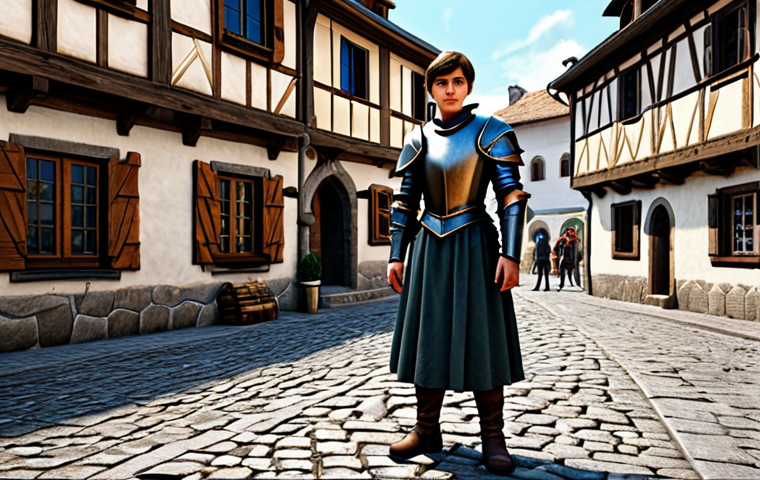 Lorencia Newbie**

"A fully clothed, young adventurer in simple leather armor, standing in the town square of Lorencia. Medieval fantasy setting, cobblestone streets, wooden houses. Safe for work, appropriate content, modest attire, perfect anatomy, natural pose, professional digital art, high quality."

**