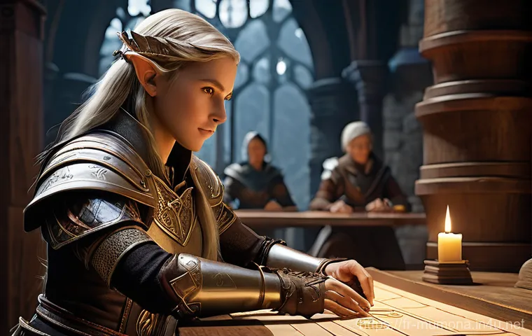 뮤 모나크 장비 강화 성공 확률 - **The Fateful Click of Reinforcement**
    A fantasy warrior, clad in intricately detailed, layered ...