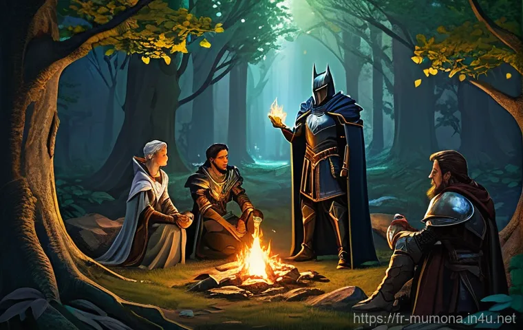 뮤 모나크 장비 강화 성공 확률 - **Strategic Gear Planning in the Guild Hall**
    A seasoned female elf archer, wearing practical, f...