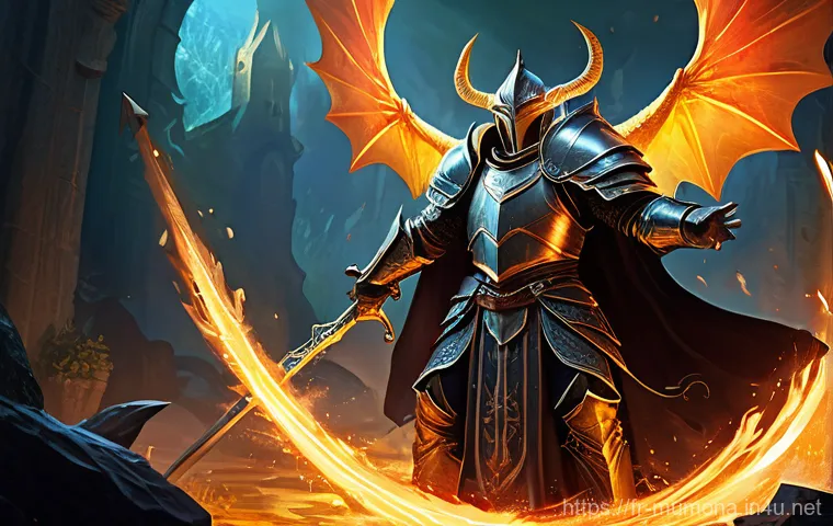 뮤 모나크 최고 효율 사냥법 - Prompt 1: Epic Group Expedition in the Burning Wyrms' Lair**