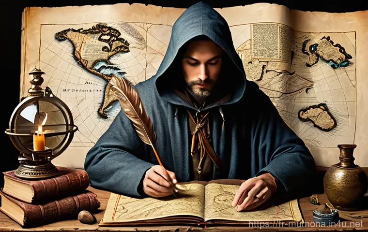 뮤 모나크 월드맵 활용법 - **Prompt 2: Strategic Combat in an Elite Zone**
    "A male warrior, heavily armored in ornate, dark...