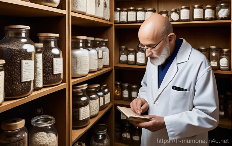 뮤 모나크 희귀 재료 거래 팁 - **A shrewd trader amidst their freshly acquired treasures in a secure vault.**
    A confident, slig...